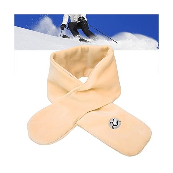 Écharpe Chauffante USB, Unisexe, Douce et Chaude, Coupe-vent, écharpe Chauffante avec Poches USB Smart All Match, Enveloppe d