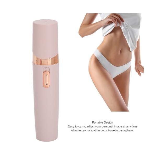 Tondeuse électrique 2 en 1 pour Femme, Tondeuse de Bikini Portable pour Femme, Chargement USB, Coupe Efficace, Utilisation Sû