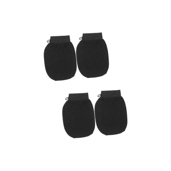 POPETPOP 4 Pièces Gants Exfoliants Gants De Gommage Gants De Massage Gant De Sable Gant De Bain Exfoliant Gant De Douche De B