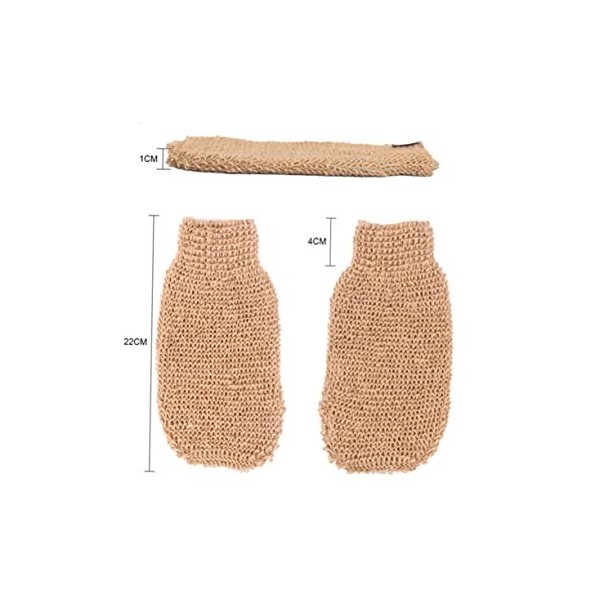 DRESSOOS 2 Pièces Gants De Gommage Gants Exfoliants Éponges De Bain Pour La Douche Laveurs De De Salle De Bain Gants Dissolva