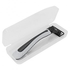 cersalt Étui de Voyage Manuel pour Rasoir, boîte de Rangement pour Rasoir incassable pour Le Voyage pour Un Usage Quotidien