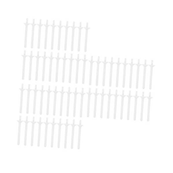 FRCOLOR 80 Pièces Épilation Du Nez Pp Outil De Nettoyage De Cire En Plastique Kit DÉpilation Du Nez Outil De Grattoir Pour L