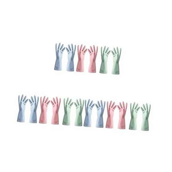 Mobestech 3 Paires Le Gant Ove Évier Tasse Laveuse Bol Nettoyant Gants Pour Gants De Nettoyage Gants De Nettoyage Ménager Gan