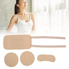 Ensemble Demballage Dhuile de Ricin, Sangle Réglable pour la Désintoxication du Foie, Aide au Sommeil, Réutilisable, Prévie