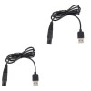 Mobestech 6 Pièces Câble De Charge De Rasoir Accessoires De Charge De Rasoir Électrique Cordon DAlimentation Du Rasoir Fourn