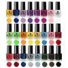 Set de 24 Vernis à Ongles 24 Couleurs Différentes Vives Cadeau Parfait 5 ml Set B …