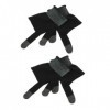 Mobestech 2 Pièces Gants Mitaines Pour Hommes Gants À Deux Doigts Jeux Couvre-Doigts G1 Écran Tactile Spandex