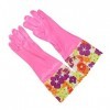 KOMBIUDA 1 Paire Gants De Lavage En Silicone Gants De Nettoyage De Cuisine Gants De Nettoyage De Vaisselle Gants De Vaisselle