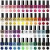 Set de 24 Vernis à Ongles 24 Couleurs Différentes Vives Cadeau Parfait 5 ml Set B …