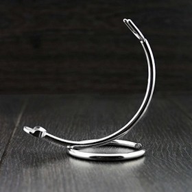Support de rasage pour homme en acier inoxydable de qualité supérieure chrome finish . Taille de la lame de rasoir universel