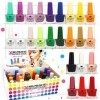 Beauty4Britain Set de 24 Vernis à Ongles Couleurs Vives 24 Couleurs Différentes Modernes Bouteille 5 ml Set B 