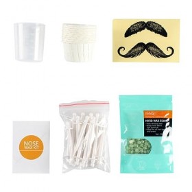 Beavorty 1 Set De Cire DÉpilation Du Nez Kit DÉpilation Des Narines Kit De Cire Pour Les Poils Du Nez Bandes DÉpilation Du