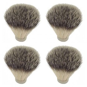 Balawin 4 Pièces Séries Blaireau Cheveux Nylon Brosse à Raser Noeud pour Salon épilation Coupe Poussière Barbe Appareil de Ne