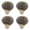 Balawin 4 Pièces Séries Blaireau Cheveux Nylon Brosse à Raser Noeud pour Salon épilation Coupe Poussière Barbe Appareil de Ne