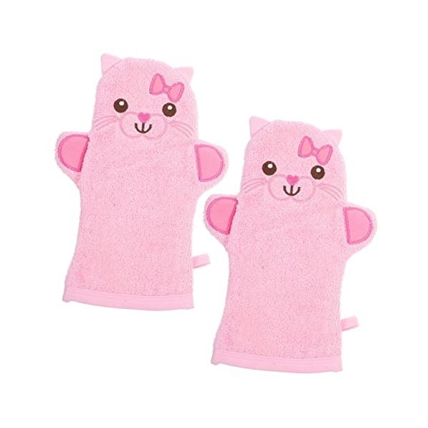 FOMIYES 2 Pièces Gants De Bain Éponge De Nettoyage Gommage Éponges Hommes Épurateur De Corps Mitaines De Bain Gants De Lavage