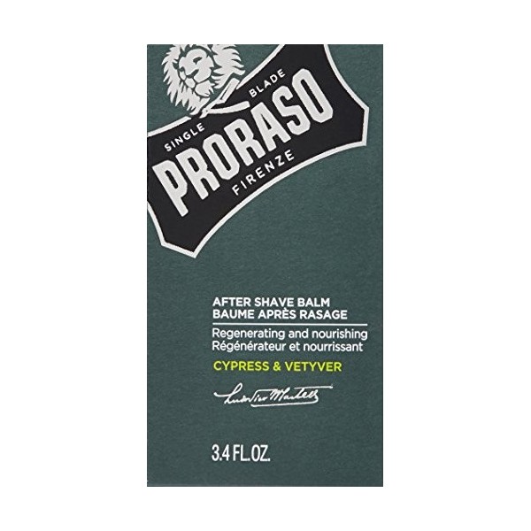 Proraso Baume Après-rasage Cypress Vetyver, 1 Pièce , 100 ml