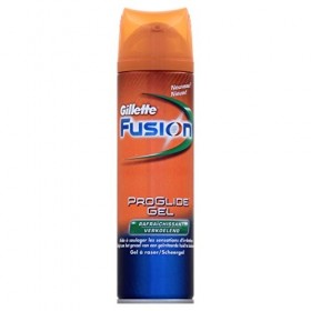 Gillette - Gel à raser rafraîchissant  Fusion - Proglide 200 ml- Lot de 2