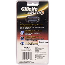 Gillette Mach3&nbsp;Lot rasoir à barbe et recharge, lame HD