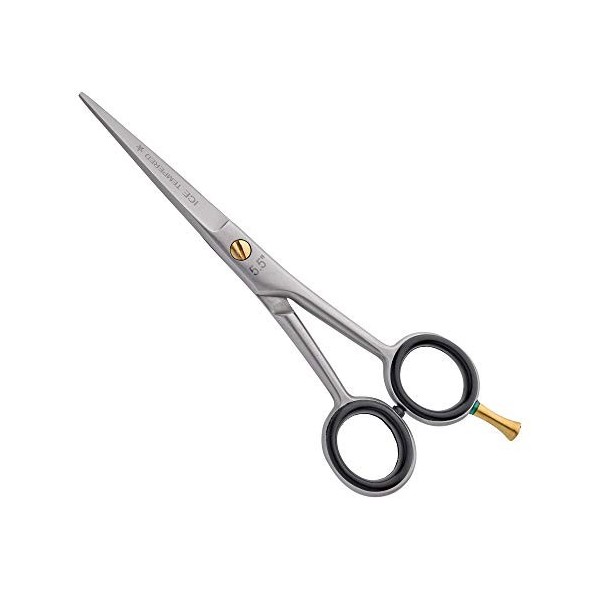 OTTO HERDER Ciseaux à cheveux extra-tranchants 15,5 cm avec micro-denture unilatérale - Coupe de cheveux pour une coupe préci