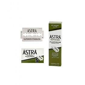 Lames Astra Platinum Double Edge - 100 pièces