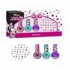 Minnie Set Uñas 3 Esmalt+Pegat