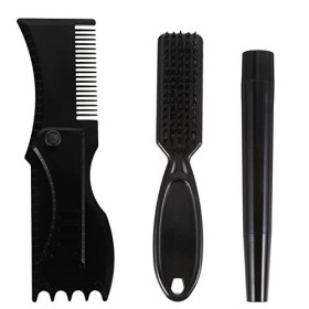 minkissy 1 Ensemble Stylo De Remplissage De Barbe Hommes Crayon À Barbe Crayon À Barbe Noir Crayon À Sourcils Remplissage Cra