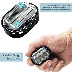 OmniShaver Tête de rasage pour hommes chauve | Le meilleur moyen de vous raser la tête, Jambes, Bras, Corps | Rasoir auto net