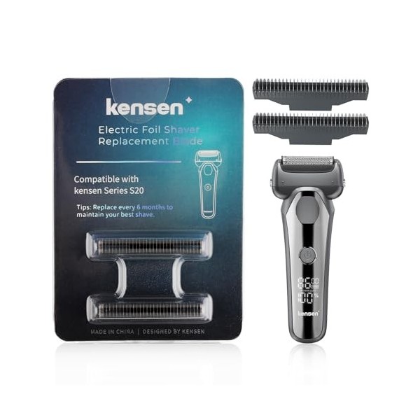 kensen lame de rasoir Lames de Remplacement Tête Rasoir Têtes de Rechange pour Rasoir Electriques Hommes Tête de coupe de rem