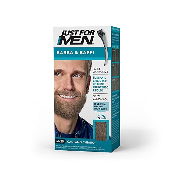 Just for Men Moustache & Beard M35 Brun moyen 28 g Lot de 1