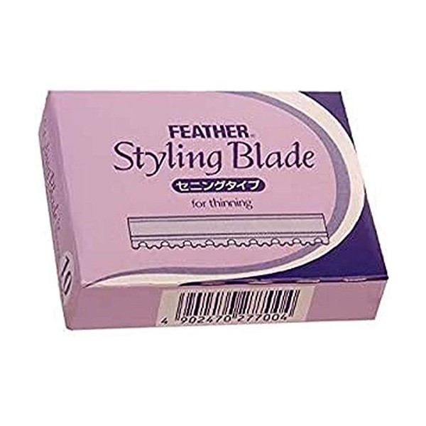 Feather Styling Blade Coiffeur Lames de Plumes Violet