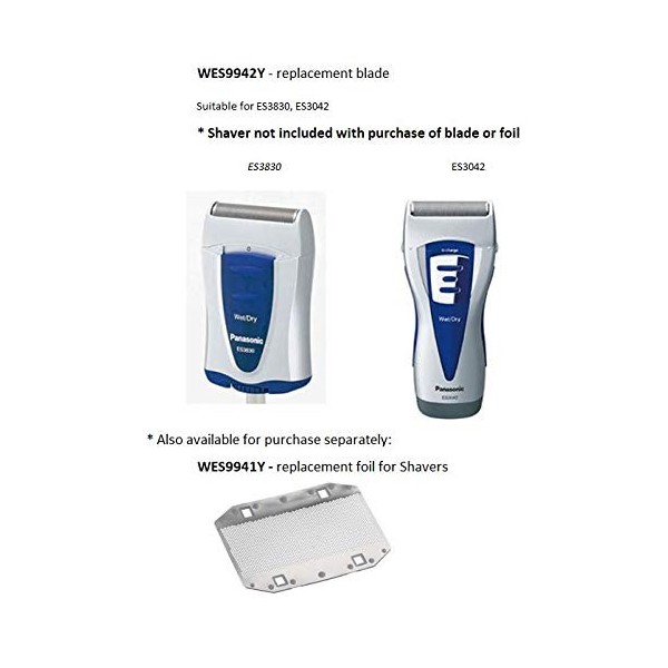 Panasonic Bloc à Couteaux pour Modèles ES-366 / 3042 / 809, ES-815 / 819 / 843 / 876 - Type WES9942Y