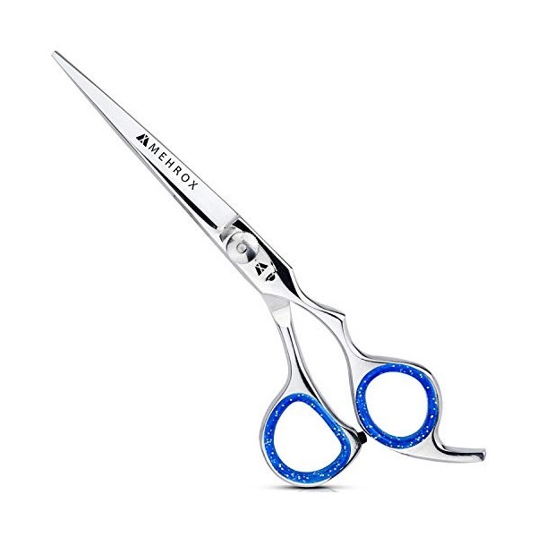 Mehrox Ciseaux de coiffure professionnels de 16,5 cm pour coupe de cheveux en acier inoxydable Ciseaux de coupe de cheveux po