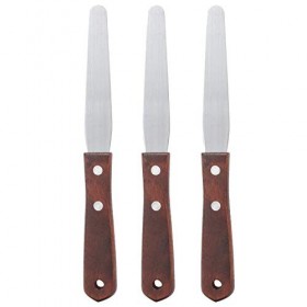 Spatules dépilation, bâtonnets pour le visage pour cire dépilatoire professionnelle dépresseurs métalliques réutilisables ma