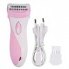 Épilateur Professionnel, épilateur électrique, Rasoir électrique pour Femme Rechargeable Epilation Electrique Femme Tondeuse,