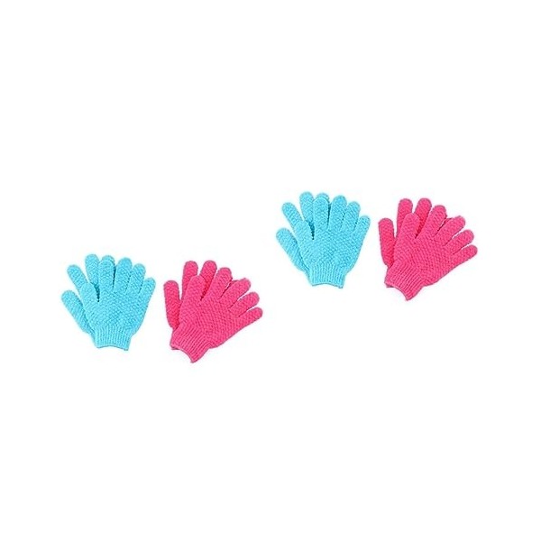 POPETPOP 8 Pièces Gants De Gommage De Bain Coussin Exfoliant De Bain Gommage Corporel Serviette Exfoliante Gant De Bain Exfol