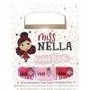 Miss Nella Paillettes Roses- Set de 3 vernis à ongles peel off, sans odeur, sans eau et sauf pour les enfants - Tickle Me Pin