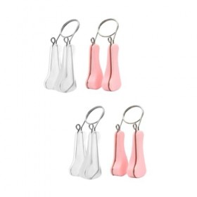 FRCOLOR 4 Pièces Protège-Nez Pour Nez Cassé Pince À Nez Lisseur De Pont De Nez Clip De Mise En Forme Du Nez Pince Supérieure 