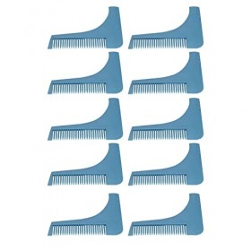 Outil de Mise en Forme de Barbe 8 en 1 – Lignes Parfaites, Facile à Utiliser, Modèle en Forme de L, Sûr et Durable – Fonction