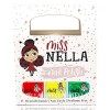 Miss Nella Paillettes Roses- Set de 3 vernis à ongles peel off, sans odeur, sans eau et sauf pour les enfants - Tickle Me Pin