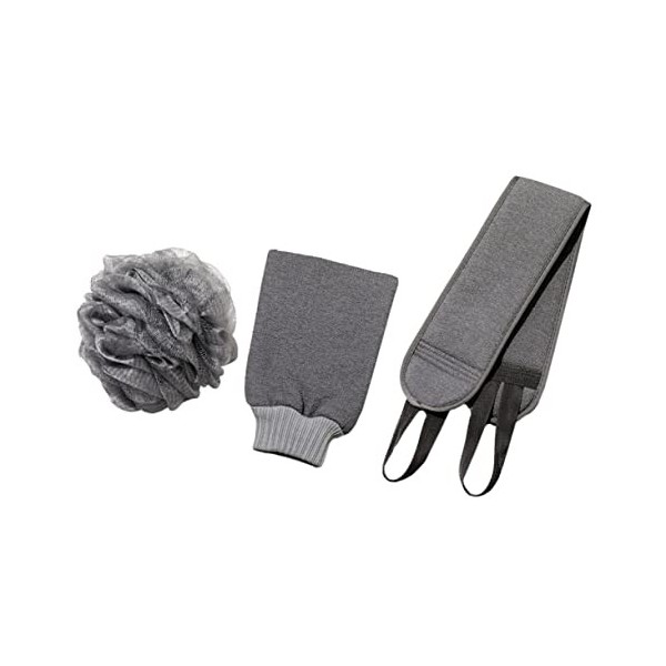 POPETPOP 1 Ensemble De Serviettes De Bain Bande Exfoliante Pour Le Corps Gants De Massage Pour Le Corps Gants De Gommage Du D