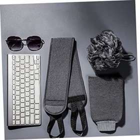 POPETPOP 1 Ensemble De Serviettes De Bain Bande Exfoliante Pour Le Corps Gants De Massage Pour Le Corps Gants De Gommage Du D