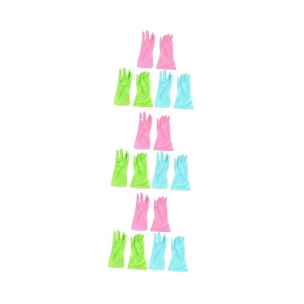 Mobestech 3 Paires De Gants DAlimentation Pour Animaux De Compagnie Gants De Vaisselle En Silicone Gants De Jardinage Gants 