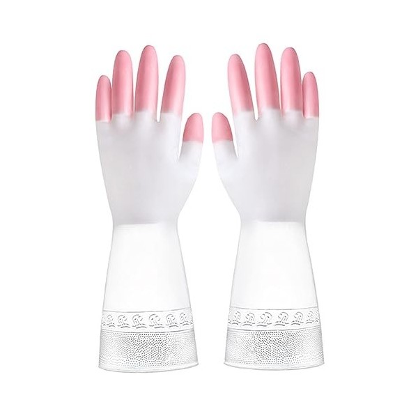 NIYANGLE 3 Paires De Gants Pour Le Travail Gants En Latex Gants De Travail Gants De Nettoyage Des Toilettes Gants De Jardinag