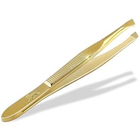 Pince à épiler Solingen - En acier inoxydable - Fabriquée en Allemagne - Pour lentretien du visage - Pour les poils les plus