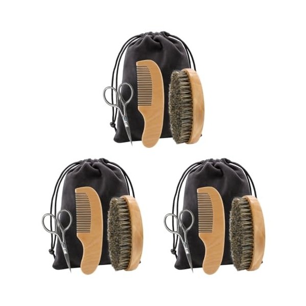 FOMIYES 1 Kit De Soins De Barbe Kit De Croissance De Barbe Paquet De Soins Pour Hommes Conditionneur De Barbe Kit De Toiletta