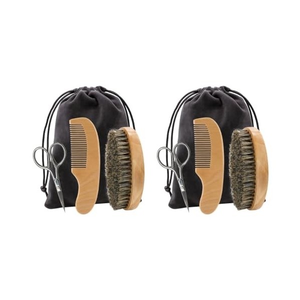 FOMIYES 1 Kit De Soins De Barbe Kit De Croissance De Barbe Paquet De Soins Pour Hommes Conditionneur De Barbe Kit De Toiletta