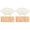 Beavorty 1000 Pièces Spatule Abaisse-Langue Bâtons De Cire Applicateurs De Cire En Bois Bâtons Applicateurs De Cire Bâtons De