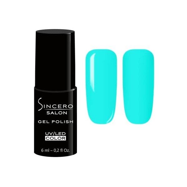 Sincero Salon - Set Neon Summer Wave 6x Gel Polish - Produit Professionnel Manucure Pédicure - Pigmentation Riche pour Couver