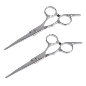 minkissy 2 Pièces Ensemble De Toilettage De Barbe Ensemble DOutils À La Maison Hommes Ensemble Ciseaux De Coupe De Cheveux C