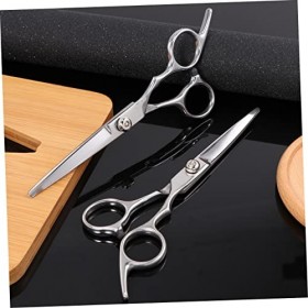 minkissy 2 Pièces Ensemble De Toilettage De Barbe Ensemble DOutils À La Maison Hommes Ensemble Ciseaux De Coupe De Cheveux C